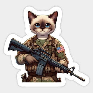 Tactical Cat Sticker